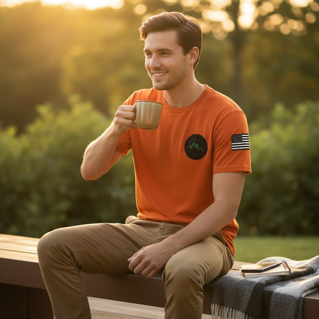 Short Sleeve Hiking Universe T-Shirt – 100% Cotton