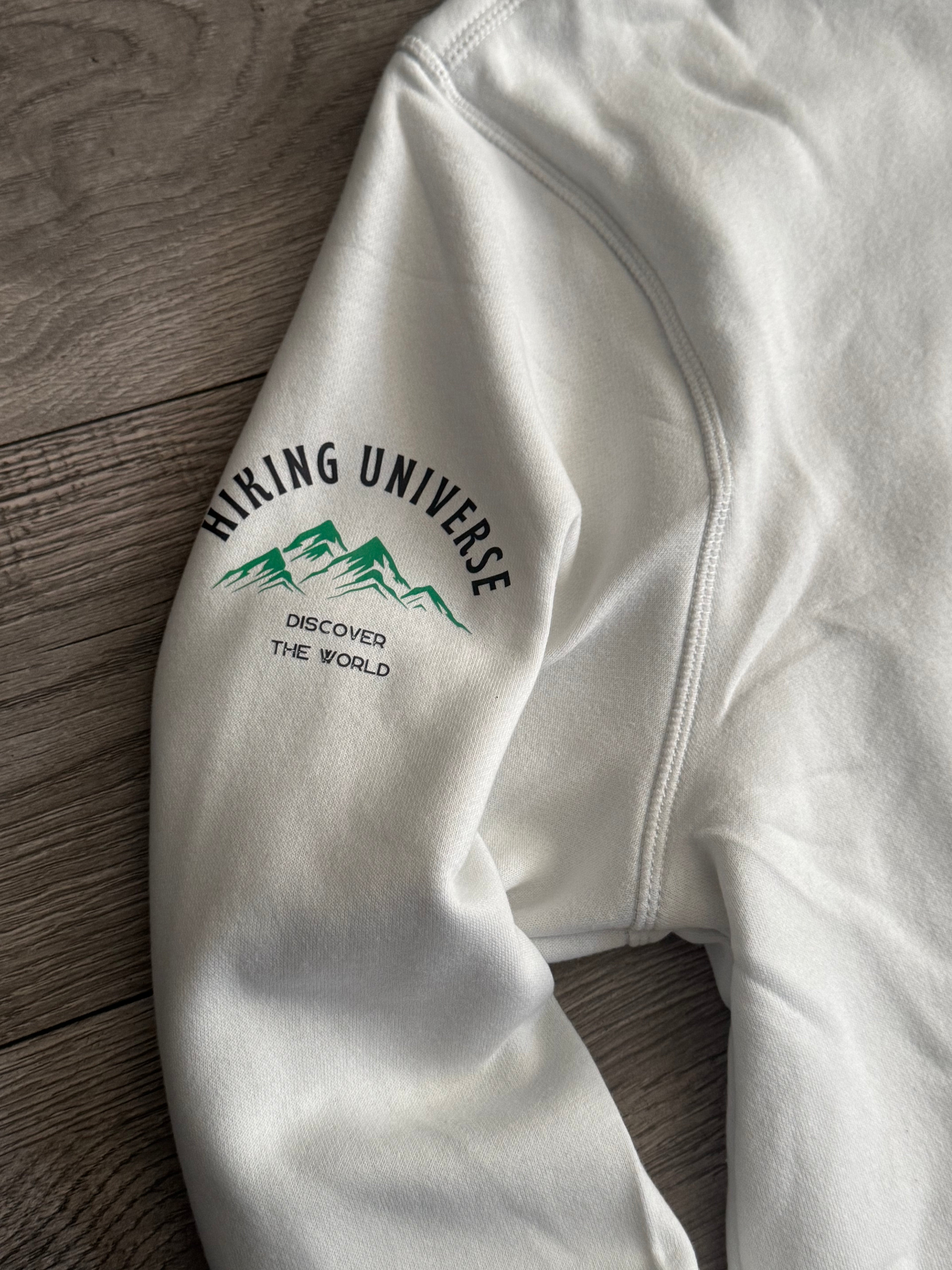 ZIP-HOODIE “THE JOURNEY IS THE DESTINATION “