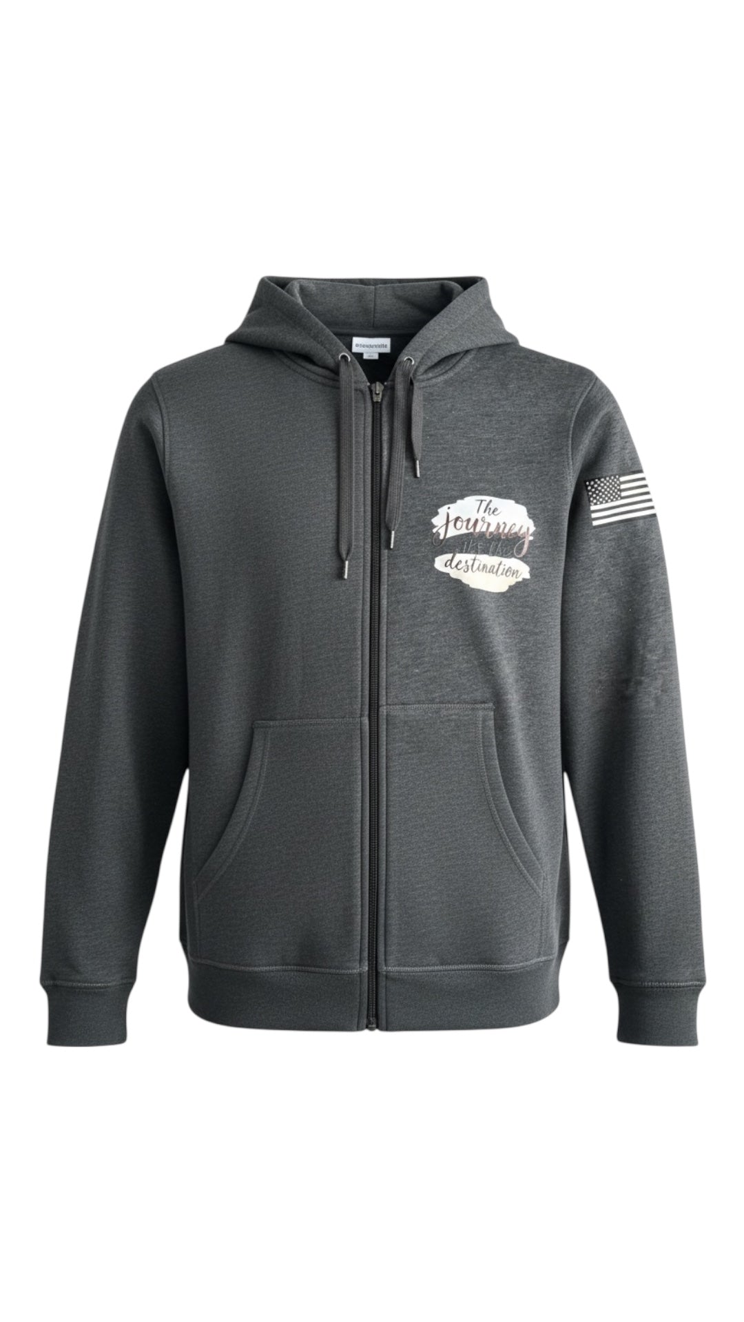 ZIP-HOODIE “THE JOURNEY IS THE DESTINATION