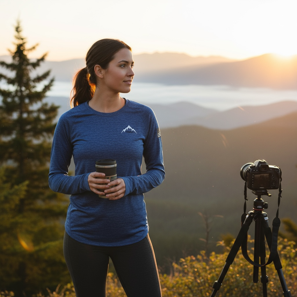 Long Sleeve Hiking Universe Performance Shirt – UV Protection