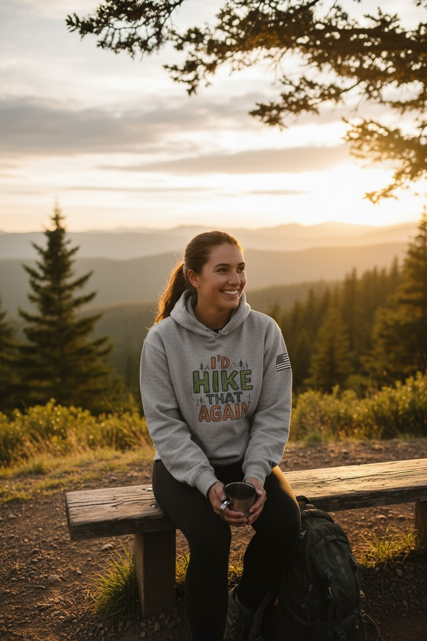 I’d Hike That Again Hoodie