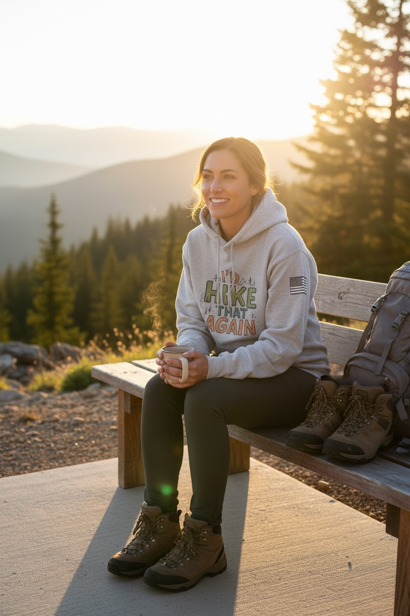 I’d Hike That Again Hoodie