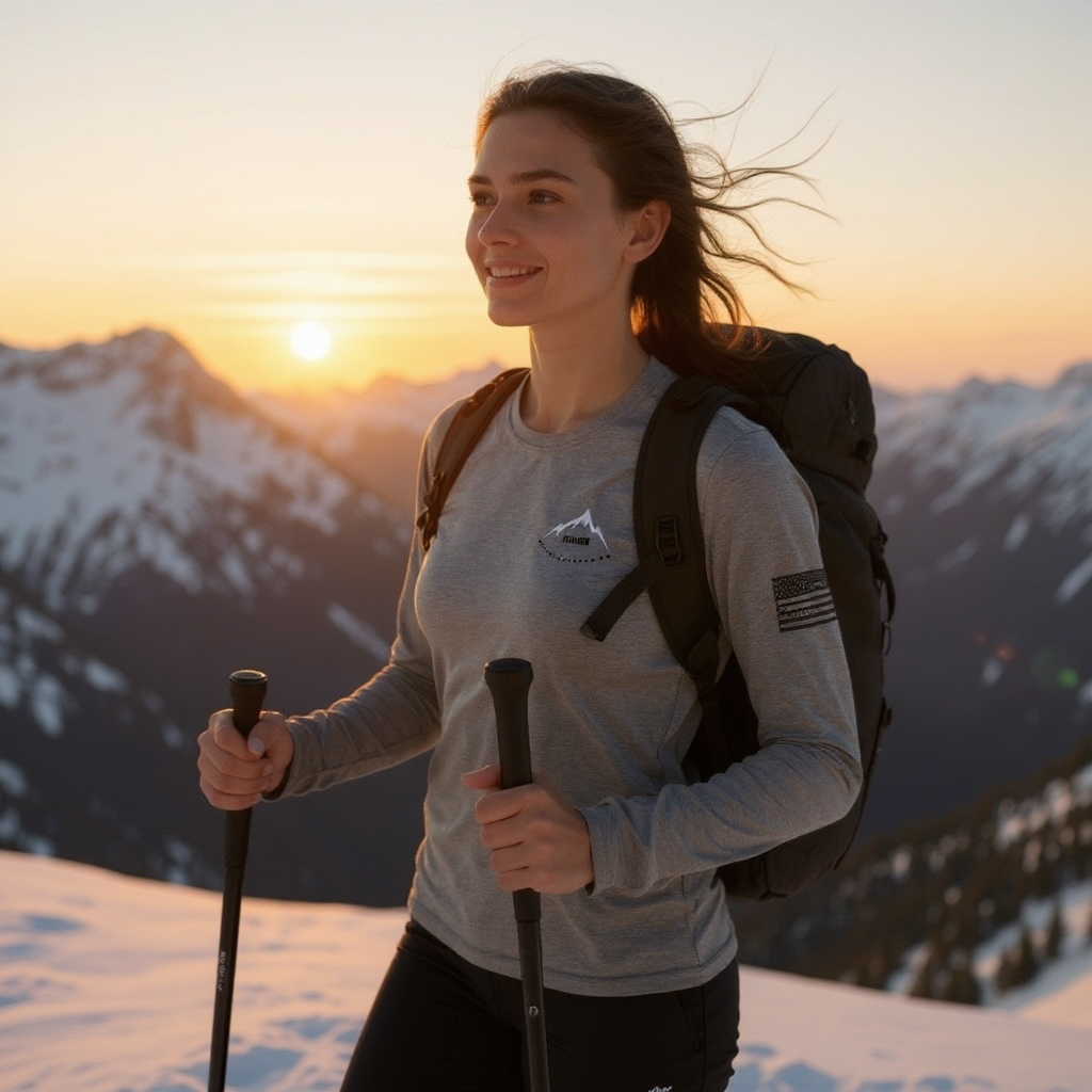 Long Sleeve Hiking Universe Performance Shirt – UV Protection