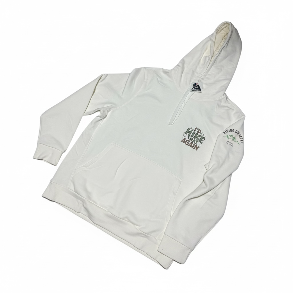 I Hike That Again – Classic White Hoodie
